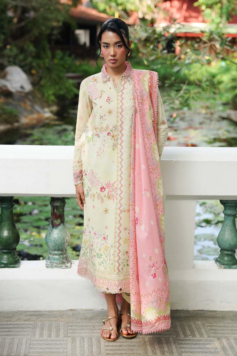 Qalamkar | Q Prints 26 | AX-03 (A) MAIRI - Aqsa Fabrics