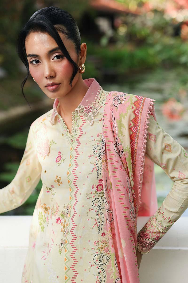 Qalamkar | Q Prints 26 | AX-03 (A) MAIRI - Aqsa Fabrics