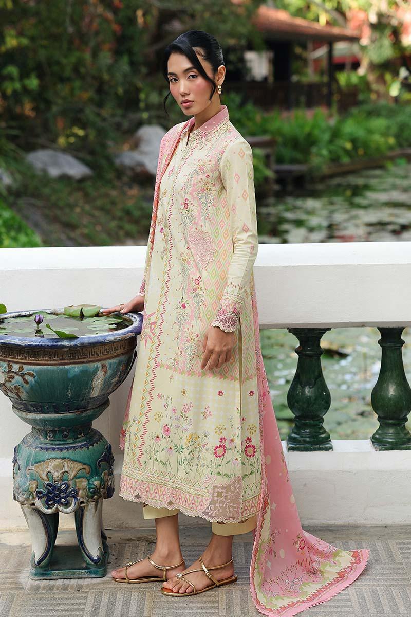 Qalamkar | Q Prints 26 | AX-03 (A) MAIRI - Aqsa Fabrics
