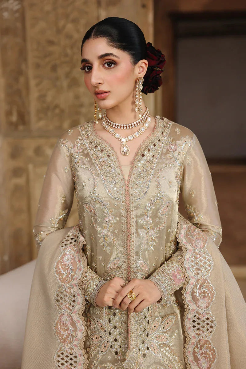 Qalamkar | Shadmaani Formals 25 | RH-07 AMEERA - Aqsa Fabrics