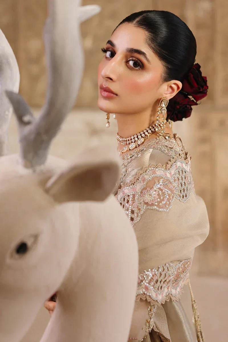 Qalamkar | Shadmaani Formals 25 | RH-07 AMEERA - Aqsa Fabrics