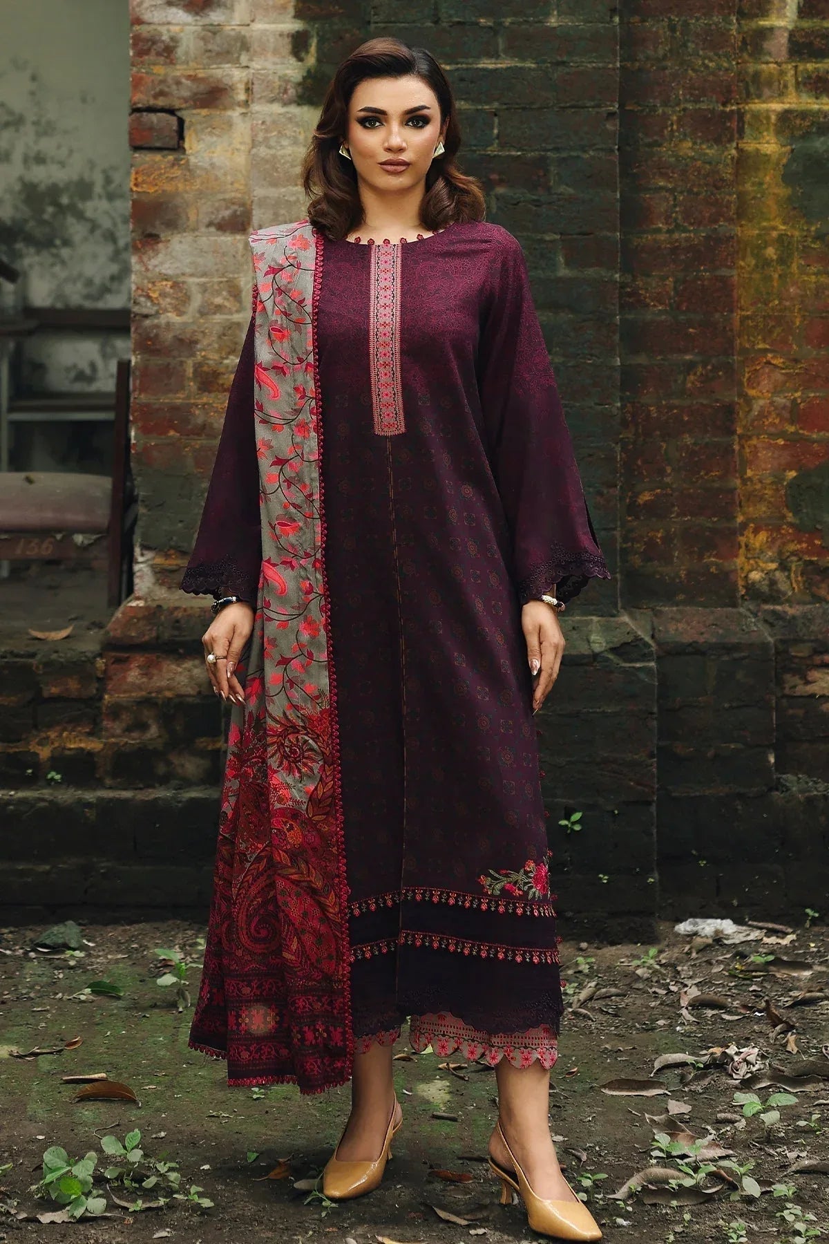 Charizma | Combination Winter 25 |  CCW6-17 - Aqsa Fabrics