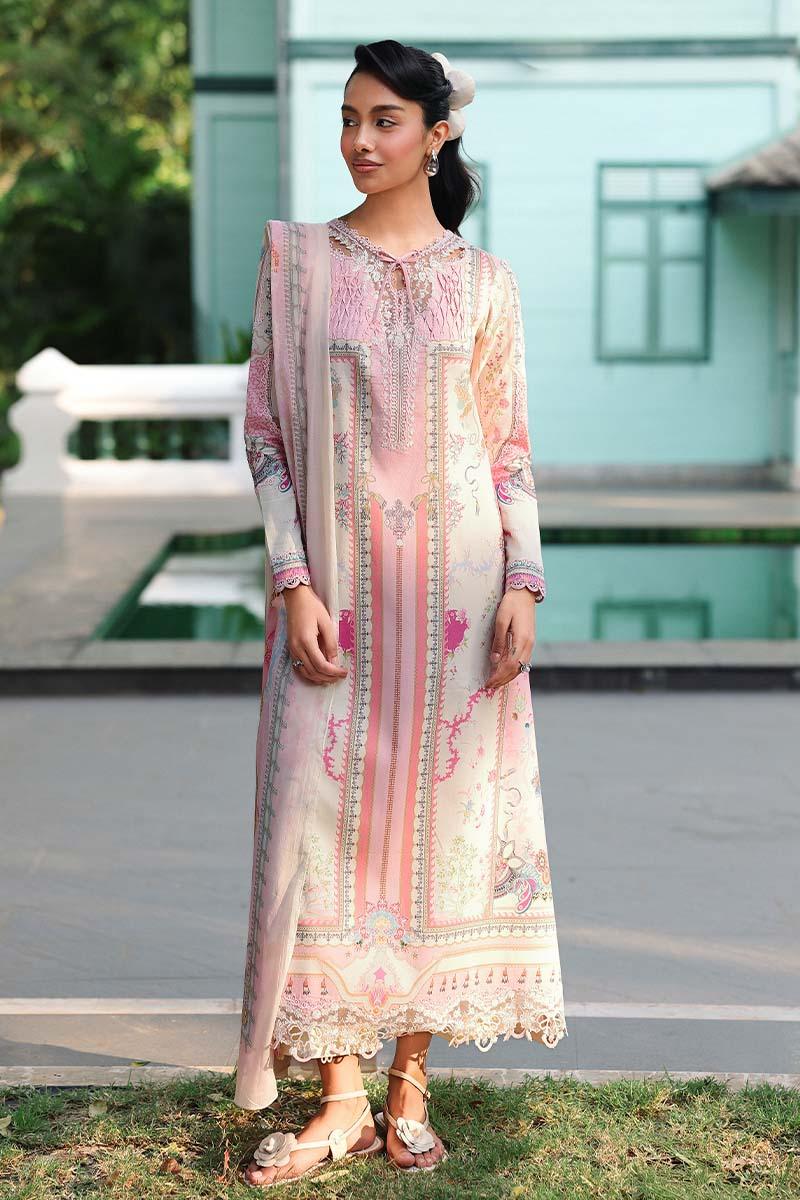 Qalamkar | Q Prints 26 | AX-06 (A) ELARA - Aqsa Fabrics