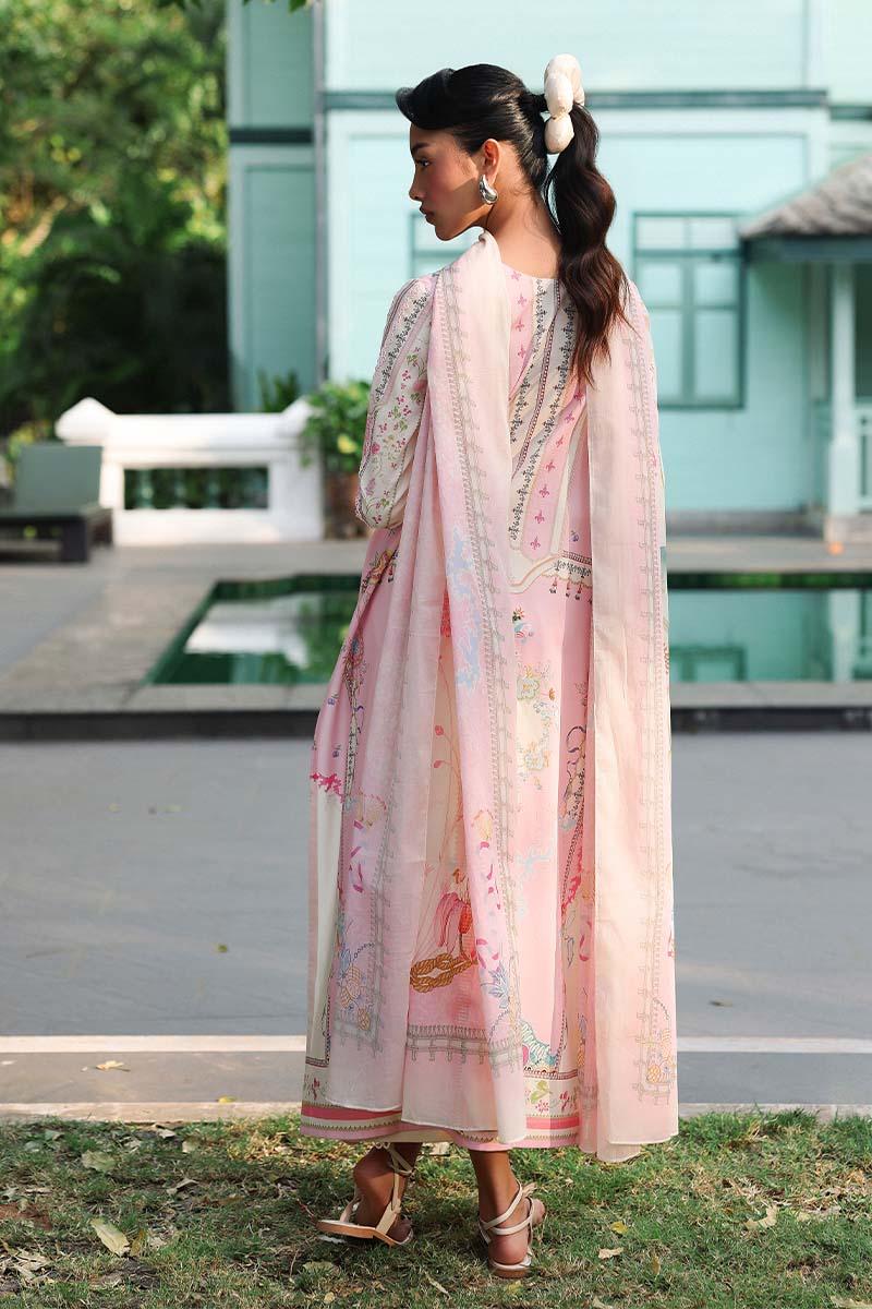 Qalamkar | Q Prints 26 | AX-06 (A) ELARA - Aqsa Fabrics