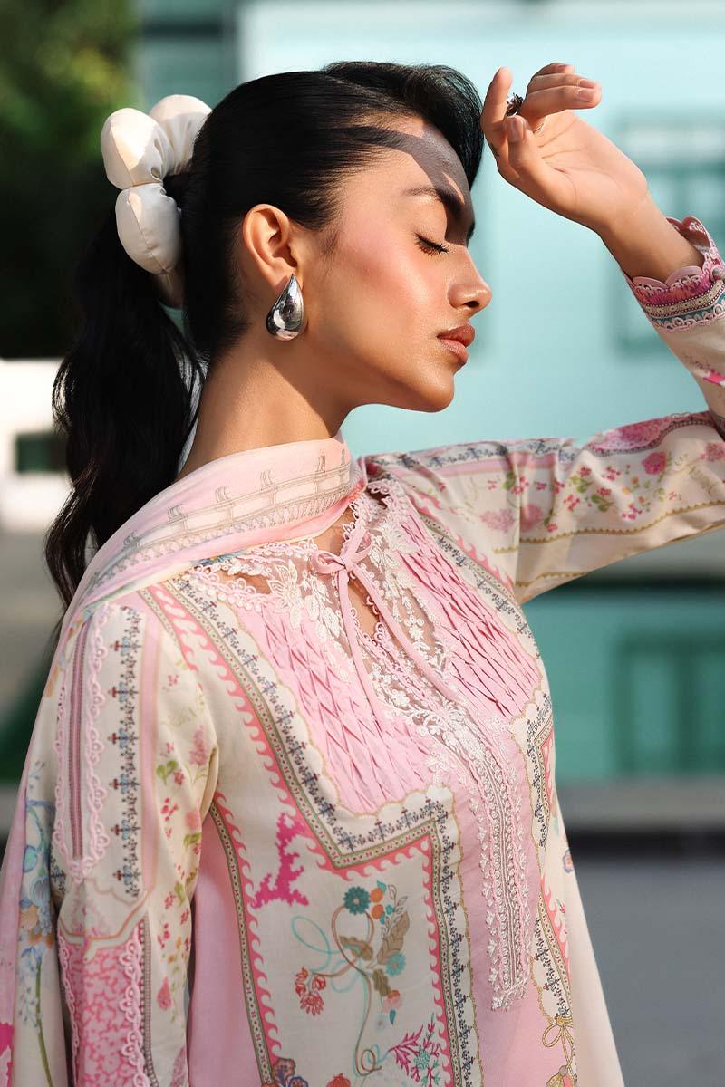 Qalamkar | Q Prints 26 | AX-06 (A) ELARA - Aqsa Fabrics