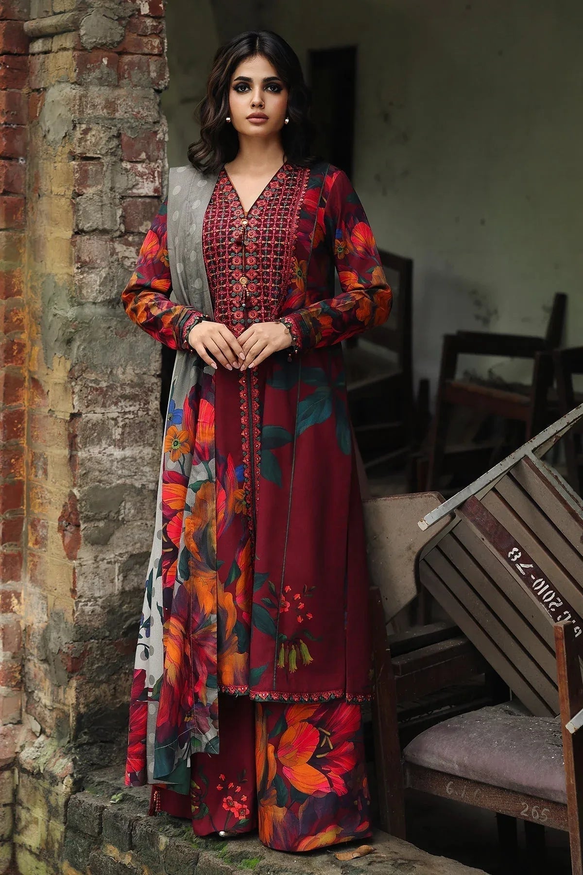 Charizma | Aniq Winter 25 |  ANW6-18 - Aqsa Fabrics