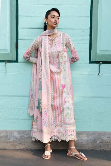 Qalamkar | Q Prints 26 | AX-06 (A) ELARA - Aqsa Fabrics