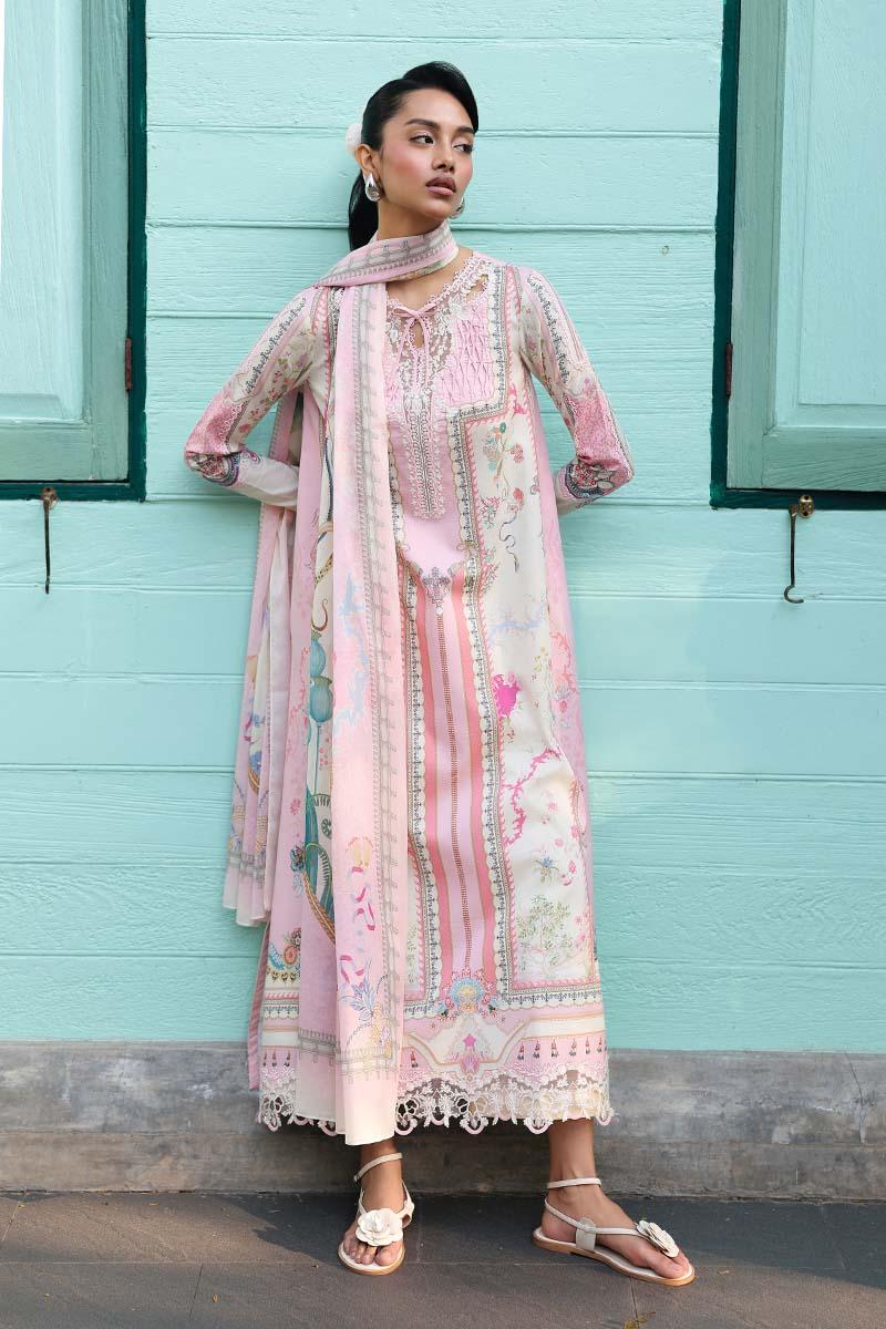 Qalamkar | Q Prints 26 | AX-06 (A) ELARA - Aqsa Fabrics