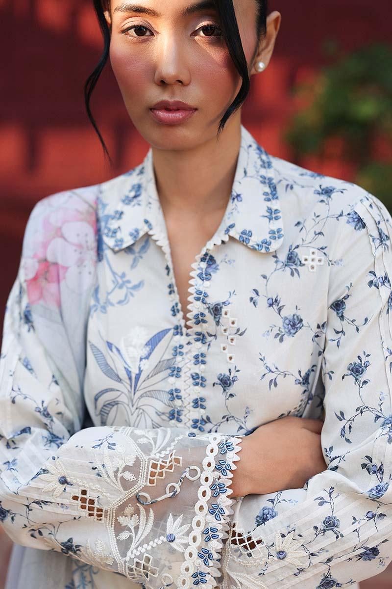 Qalamkar | Q Prints 26 | AX-08 (A) AERIN - Aqsa Fabrics