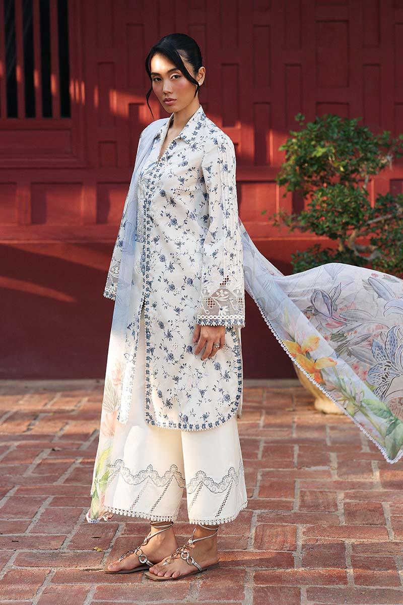 Qalamkar | Q Prints 26 | AX-08 (A) AERIN - Aqsa Fabrics