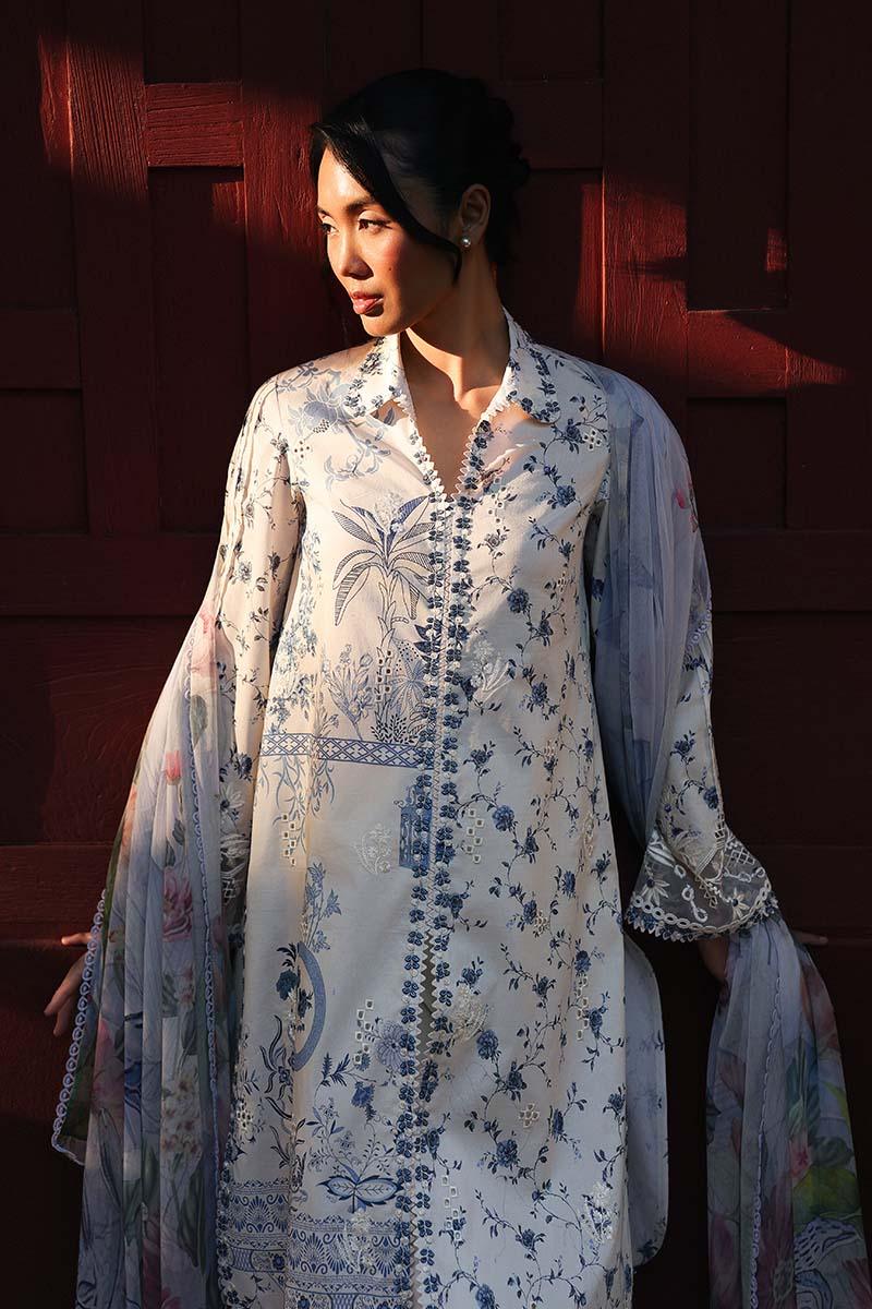 Qalamkar | Q Prints 26 | AX-08 (A) AERIN - Aqsa Fabrics