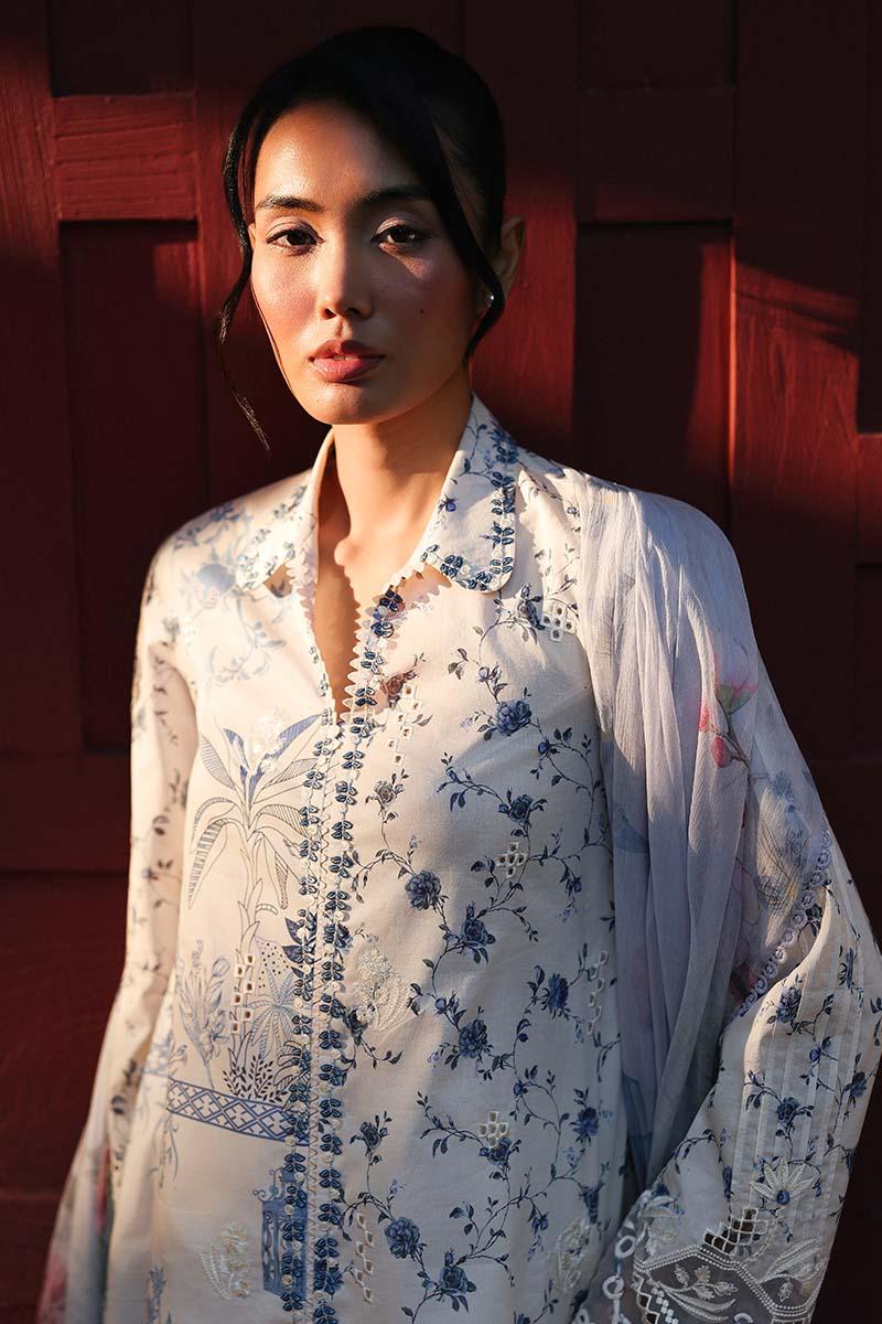 Qalamkar | Q Prints 26 | AX-08 (A) AERIN - Aqsa Fabrics