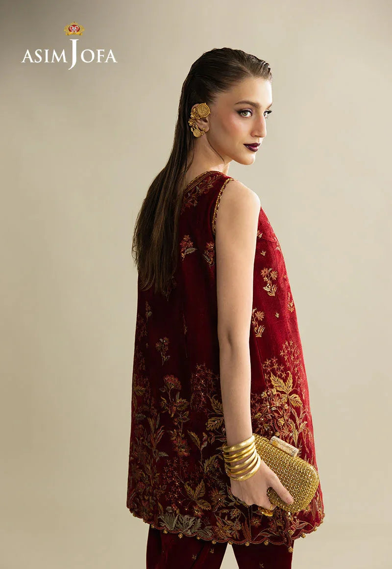 Asim Jofa | Makhmal Velvet 25 | AJULM-05 - Aqsa Fabrics