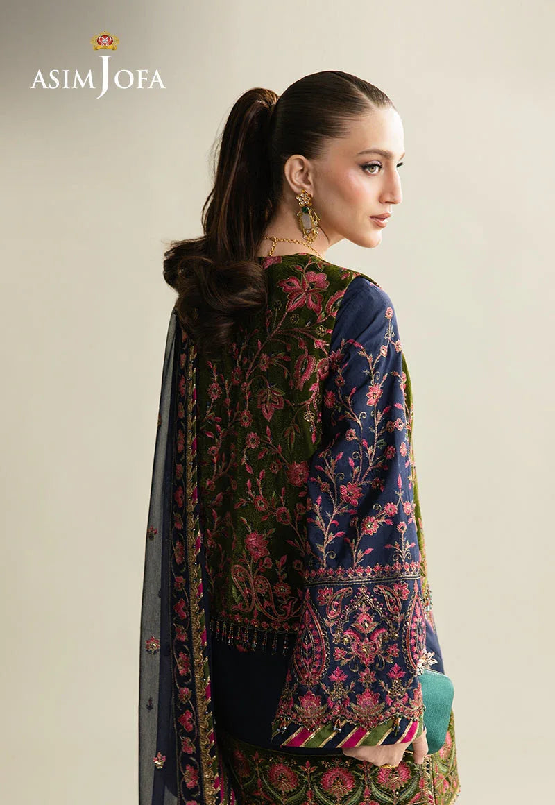 Asim Jofa | Makhmal Velvet 25 | AJULM - Aqsa Fabrics