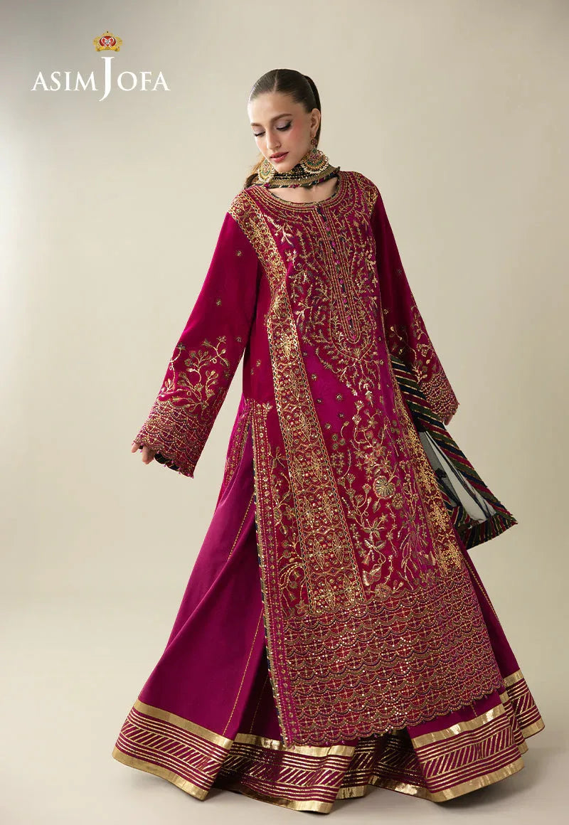 Asim Jofa | Makhmal Velvet 25 | AJULM-03 - Aqsa Fabrics