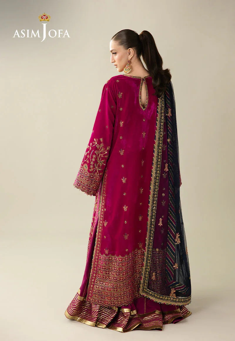 Asim Jofa | Makhmal Velvet 25 | AJULM-03 - Aqsa Fabrics