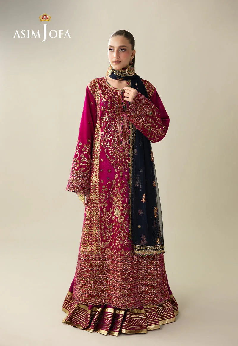 Asim Jofa | Makhmal Velvet 25 | AJULM-03 - Aqsa Fabrics