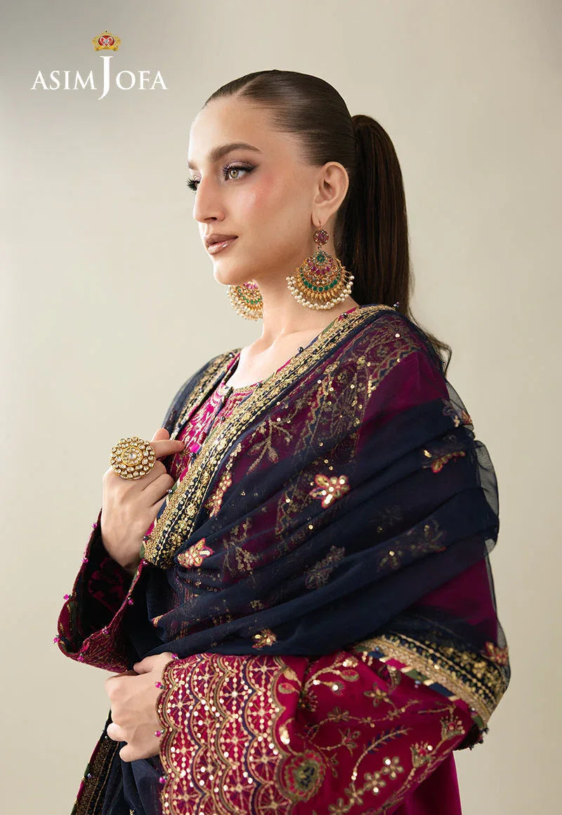 Asim Jofa | Makhmal Velvet 25 | AJULM-03 - Aqsa Fabrics
