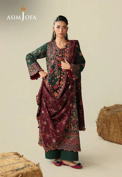 Asim Jofa | Kashmiri Collection 25 | AJULK-04 - Aqsa Fabrics