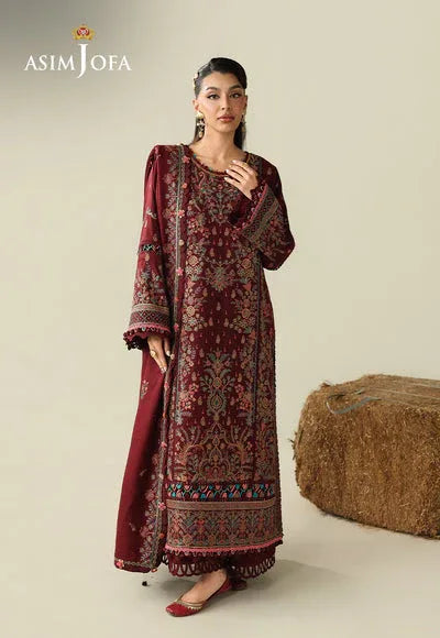 Asim Jofa | Kashmiri Collection 25 | AJULK-08 - Aqsa Fabrics