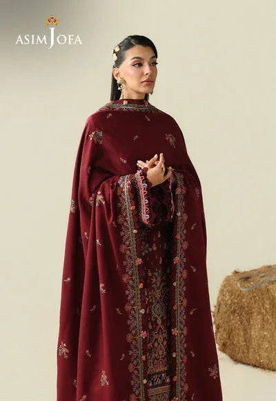 Asim Jofa | Kashmiri Collection 25 | AJULK-08 - Aqsa Fabrics