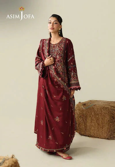 Asim Jofa | Kashmiri Collection 25 | AJULK-08 - Aqsa Fabrics