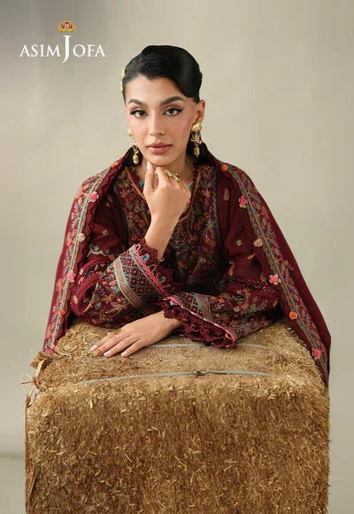 Asim Jofa | Kashmiri Collection 25 | AJULK-08 - Aqsa Fabrics