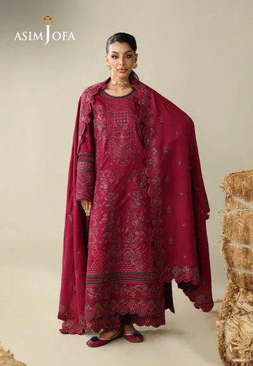 Asim Jofa | Kashmiri Collection 25 | AJULK-07 - Aqsa Fabrics