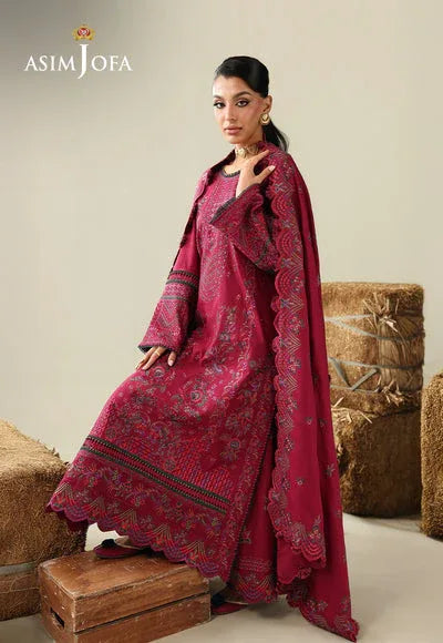 Asim Jofa | Kashmiri Collection 25 | AJULK-07 - Aqsa Fabrics