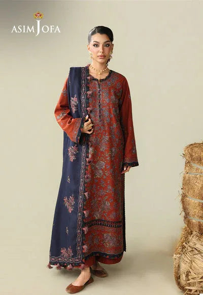 Asim Jofa | Kashmiri Collection 25 | AJULK-02 - Aqsa Fabrics