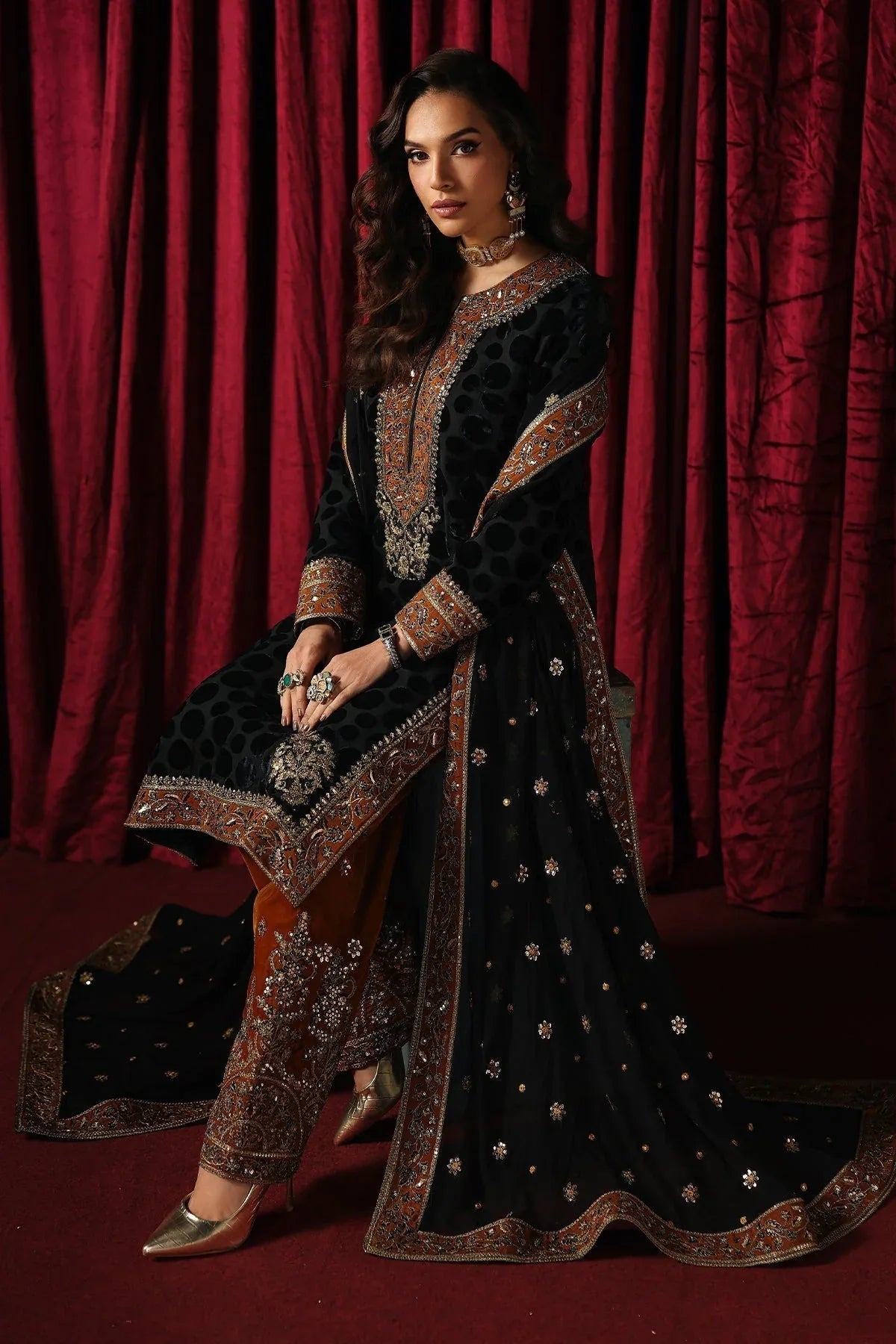 Charizma | Signora Velvet | CVT5-14 - Aqsa Fabrics