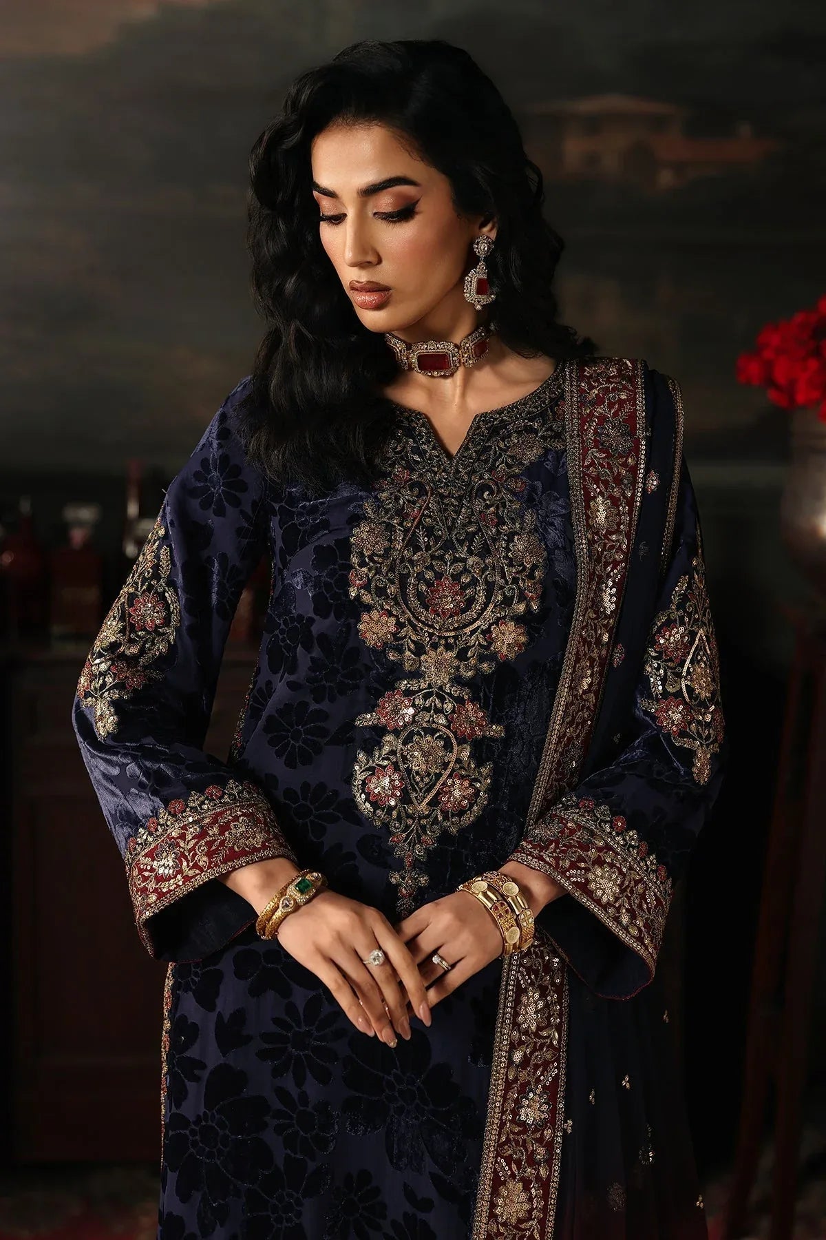 Charizma | Signora Velvet | CVT5-11 - Aqsa Fabrics
