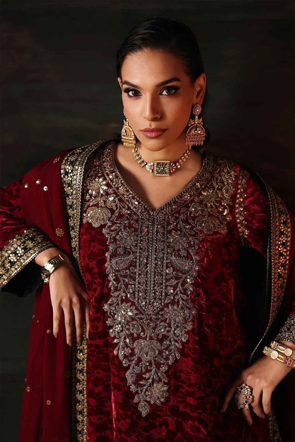 Charizma | Signora Velvet | CVT5-15 - Aqsa Fabrics