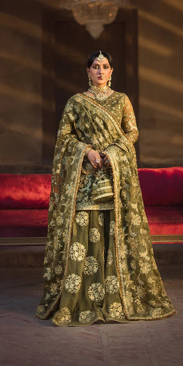 Erum Khan | Jahan Wedding Formals | MALIKA JAN - Aqsa Fabrics