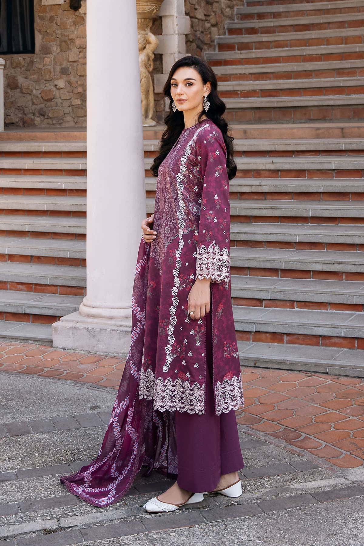 Afrozeh | Damask The Holiday Edit 25 | Anisa A - Aqsa Fabrics