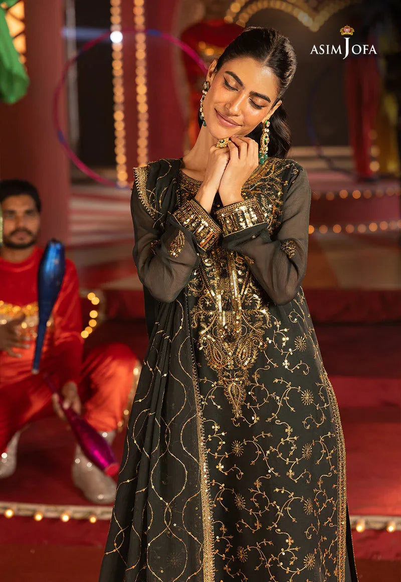 Asim Jofa | Festive Collection 25 | AJLLF-02 - Aqsa Fabrics