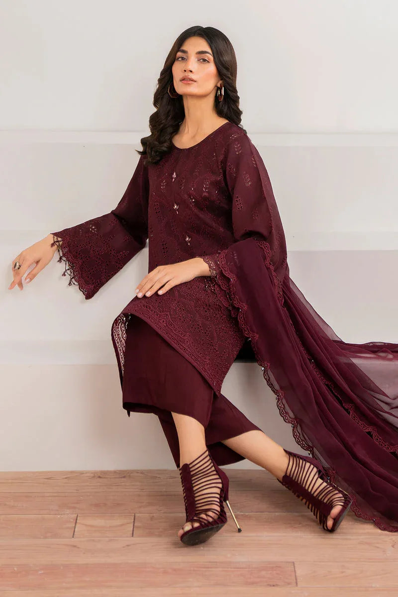 Baroque | Formal Collection | CHIFFON UF-690 - Aqsa Fabrics