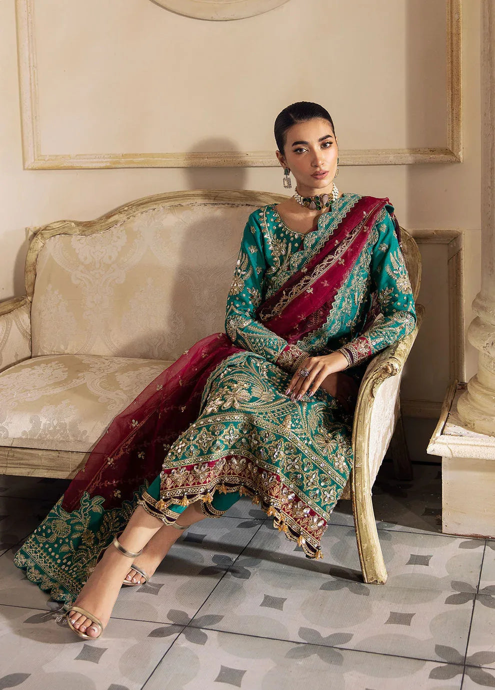 Gulaal | Wedding Formals | Amirah GL-WS-23V1-40 - Aqsa Fabrics