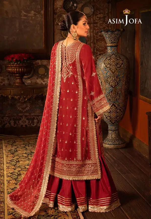 Asim Jofa | Makhmal Wedding Velvet 23 | AJMM-10 - Aqsa Fabrics