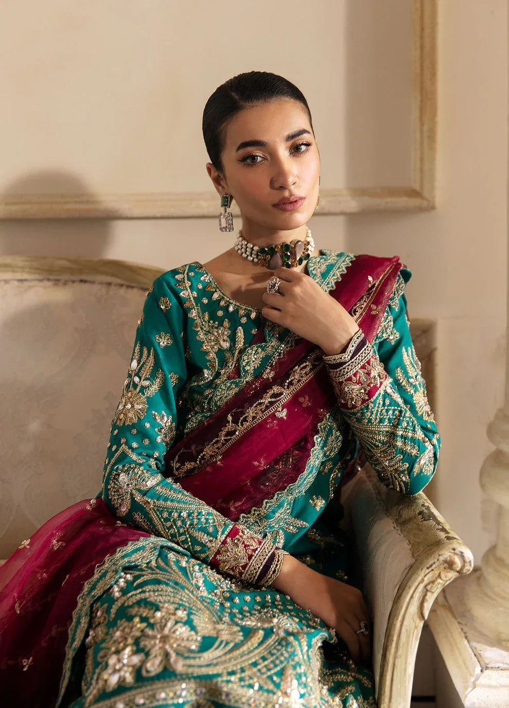 Gulaal | Wedding Formals | Amirah GL-WS-23V1-40 - Aqsa Fabrics