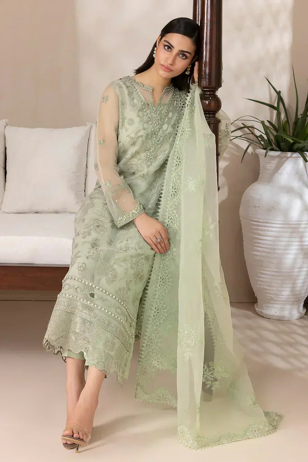 Baroque | Formals Collection | UF-415 - Aqsa Fabrics