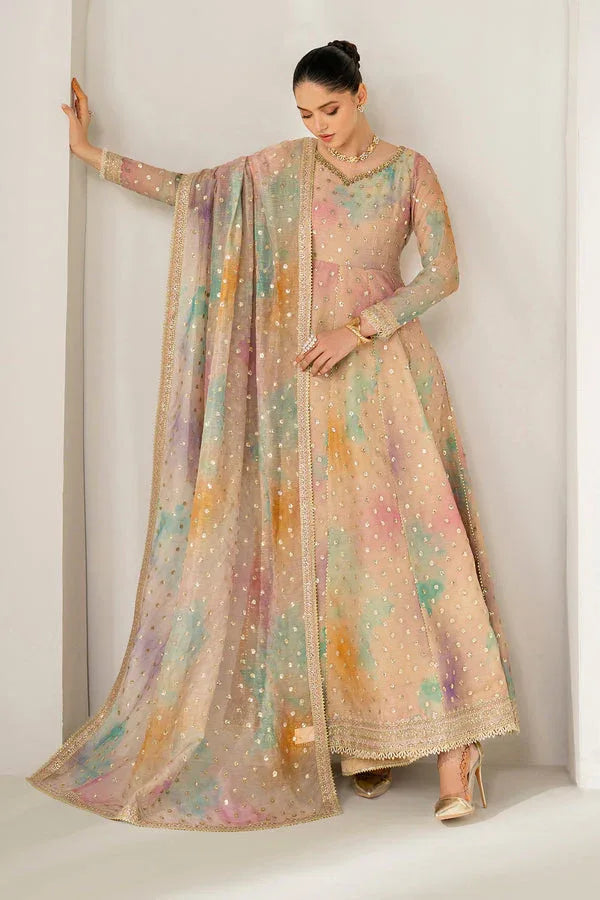 Baroque | Luxury Pret 25 | EMBROIDERED COTTON PATTI PR-1138 - Aqsa Fabrics