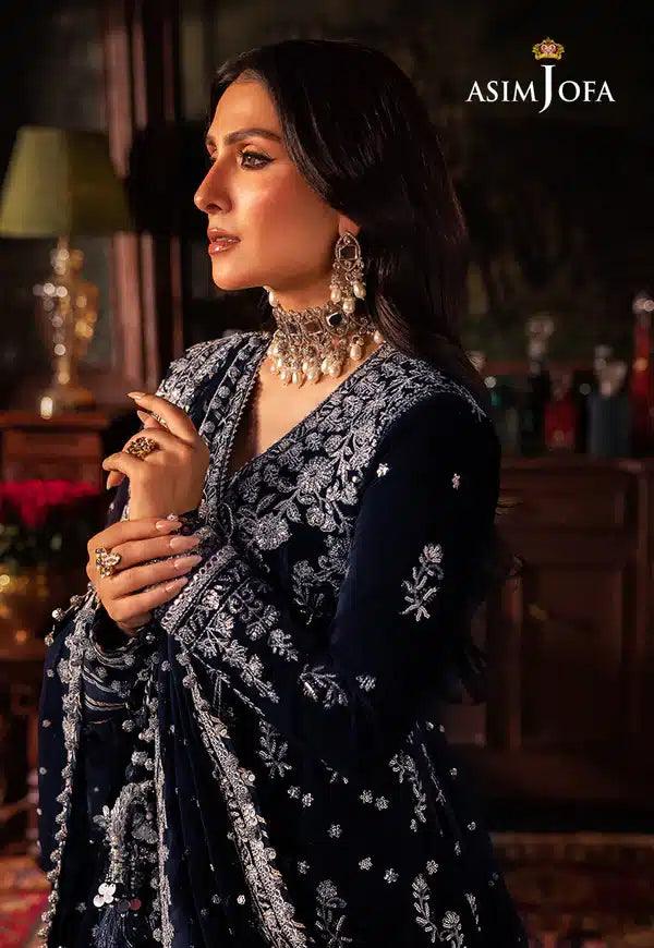 Asim Jofa | Makhmal Wedding Velvet 23 | AJMM-04 - Aqsa Fabrics