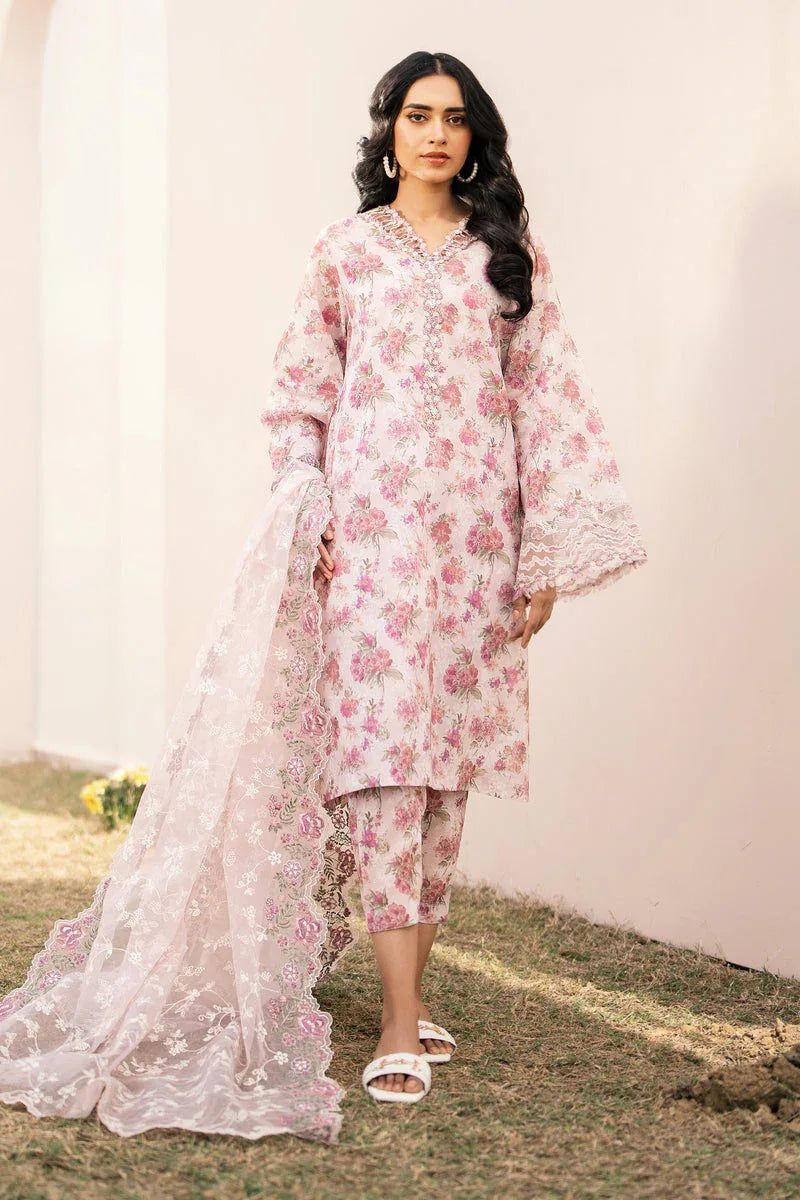 Baroque | Luxury Pret 24 | LAWN UF-592 - Aqsa Fabrics