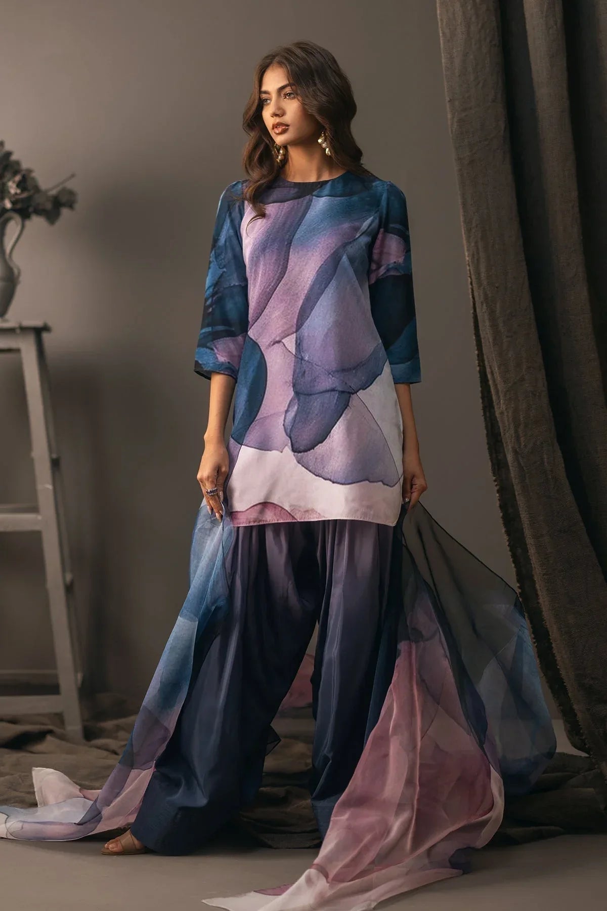 Erum Khan | Beyond Basic | URBAN BLOSSOM - Aqsa Fabrics