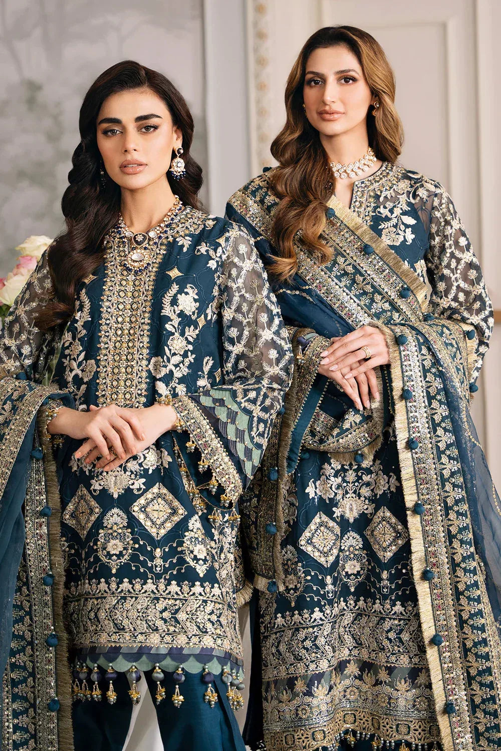 Baroque | Chantelle Embroidered Collection | CH12-01 - Aqsa Fabrics