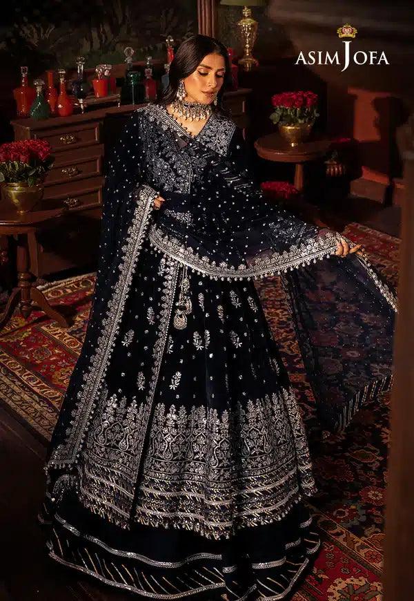 Asim Jofa | Makhmal Wedding Velvet 23 | AJMM-04 - Aqsa Fabrics