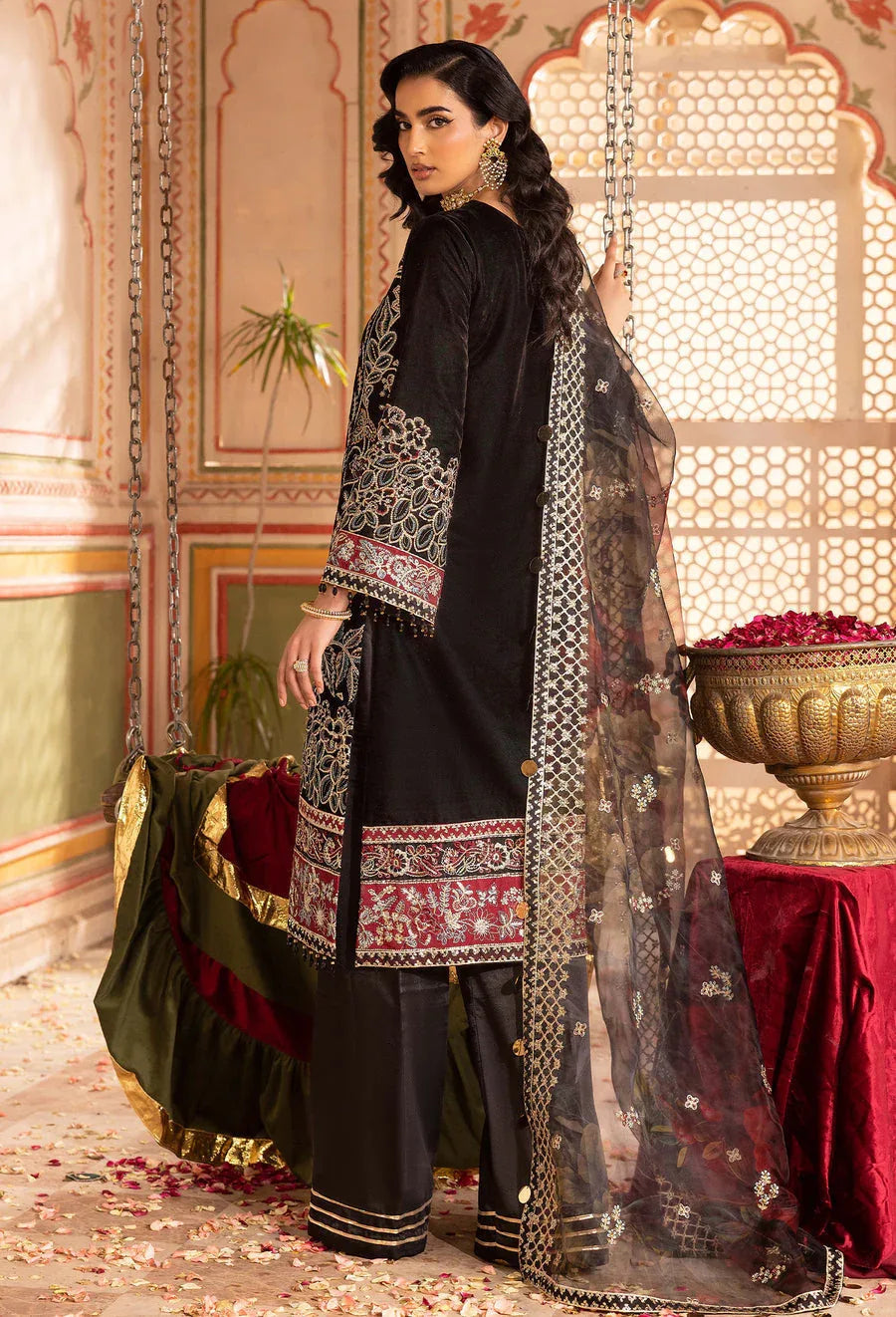 Adans Libas | Velvet 25 | 7521 V - Aqsa Fabrics
