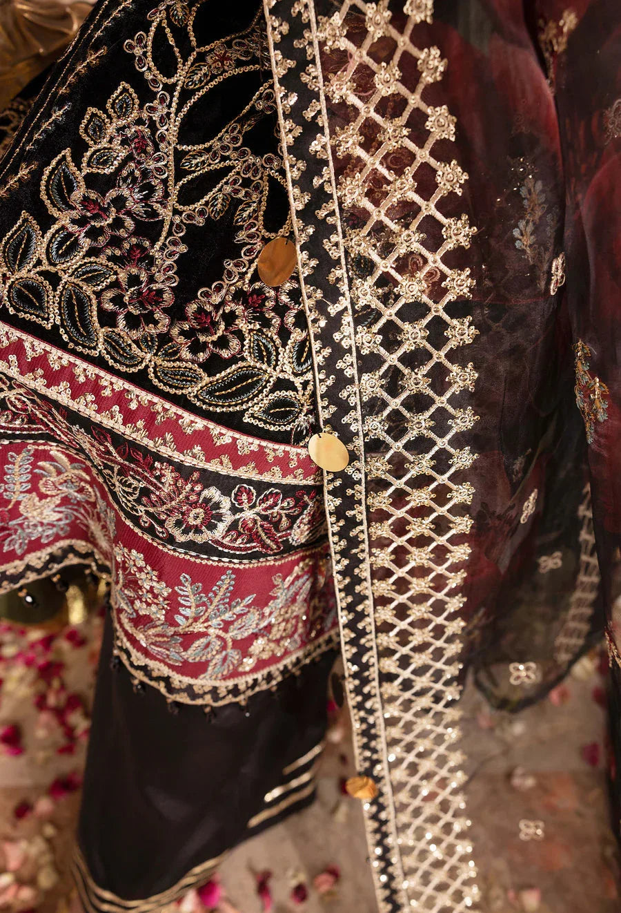 Adans Libas | Velvet 25 | 7521 V - Aqsa Fabrics