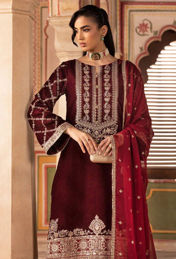 Adans Libas | Velvet 25 | 7528 V - Aqsa Fabrics